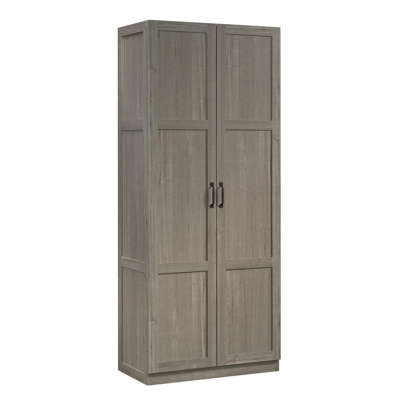 Armoire de rangement / garde-manger, finition, Sycomore argenté