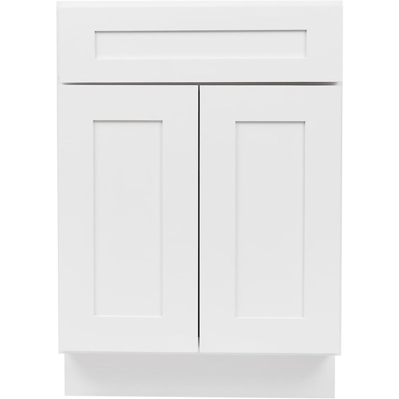 30" Wide Sink Base Cabinet White, Ready To Assemble - 30" W X 34-1/2"H X 24" D