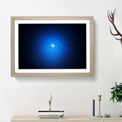 Half Moon in Abstract - Picture Frame Graphic Art Print