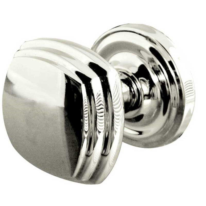 Villandry Passage Door Knob, Polished Chrome