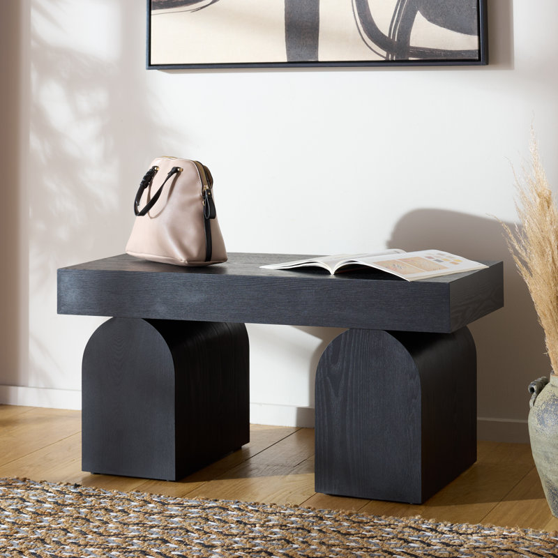 Banc de rangement Maez, Noir, noir, noir, noir