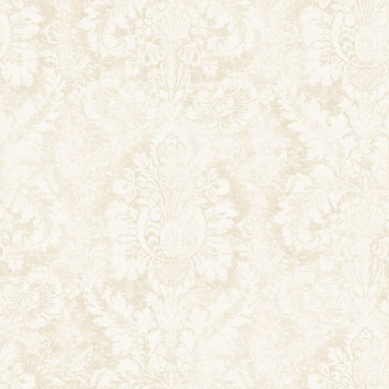 Garretson 1m x 52.8cm Satin Wallpaper Roll, Beige