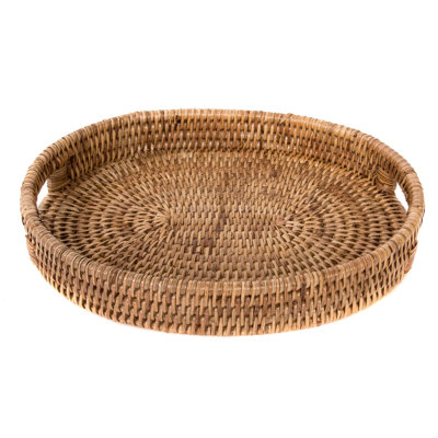 Plateau de coiffeuse en rotin Monell
