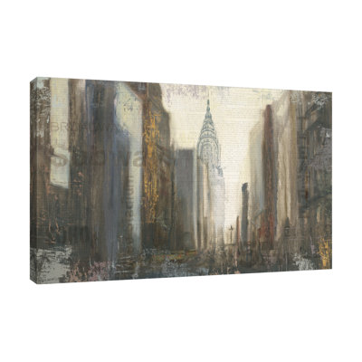 Reproduction d’art sur toile tendue, "Urban crop I NY