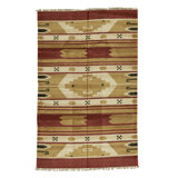 Hand-Knotted High-Quality Beige/Red/Brown Area Rug