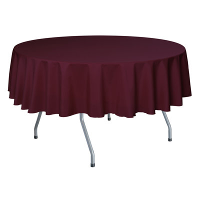 Ultimate Textile - Round Polyester Linen Tablecloth