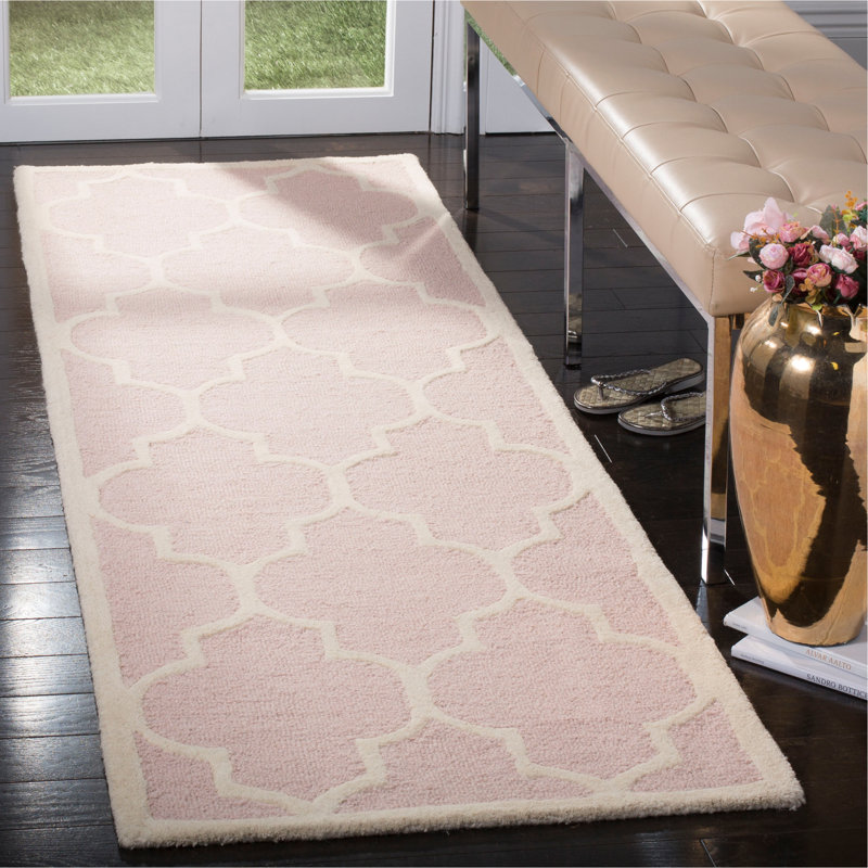 Cannen Hand Tufted Wool Geometric Rug, Runner 2'6" x 8'