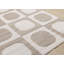Tapis beige à pois crème Trinesha-1617716559