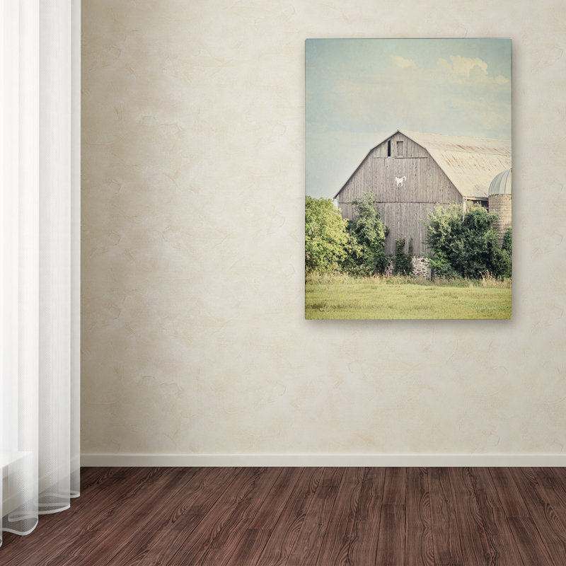 Late Summer Barn II Rustic Canvas Wall Art