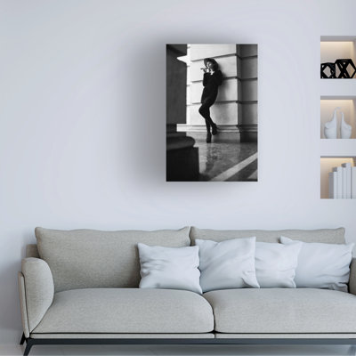 Bobby Kostadinov Woman In Hat Canvas Art