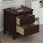 Mid Century Retro 2-Drawer Nightstand, Classic Design Bedside Table for Bedroom-498688853