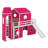 Twin Size Loft Bed With Slide And Tower-939436338