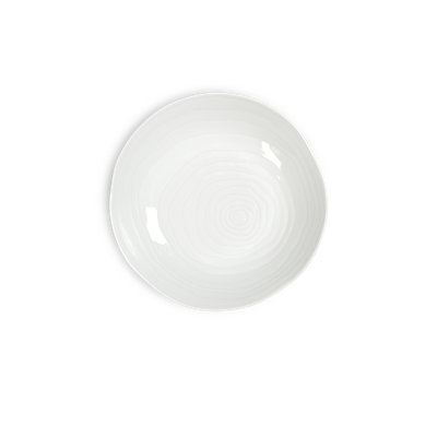 Teck 9" White Shallow Pasta Bowl