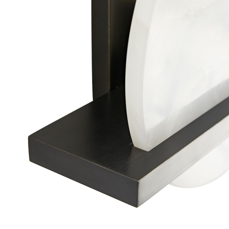 Savion 1 - Light Flush Mounted Sconce, Black