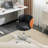 Pu Modern Accent Swivel Chair Office Chair Adjustable Height No-Rolling Base For Home Office & Living Space-33747460