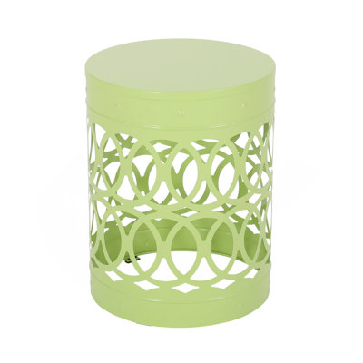 Outdoor Metal End Table -Large