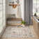 Addie Abstract Machine Made Power Loom Polyester/Polypropylene Area Rug in Beige/Grey