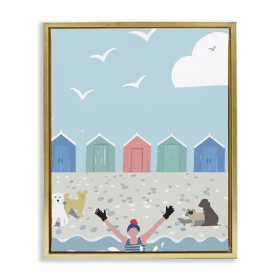 «Dog Friends on Beach» par Betty Boynes
