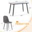 Ensembles de table de salle à manger (doit inclure à la fois la table et la chaise), MDF Marble Modern Home
