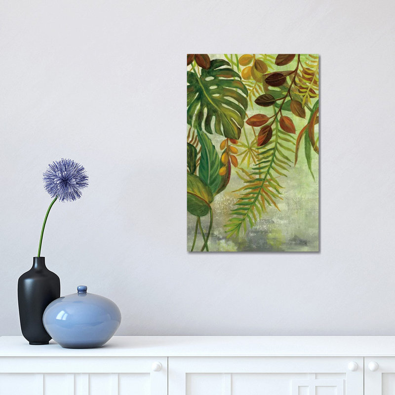 Tropical Greenery I 1 Piece Wrapped Canvas Painting, 30.48 cm H x 45.72 cm W