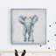 «The Elephant Walk», reproduction sur toile tendue-2055944120