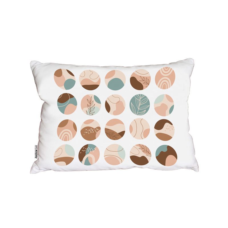 Indoor / Outdoor Geometric Rectangular Cushion