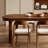 Javarrie 4 - Person Pine Solid Wood Solid Wood Top Sled Dining Set-990906716