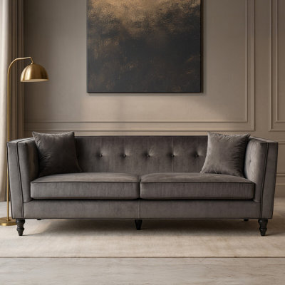 Livonia 3 Seater Velvet Sofa