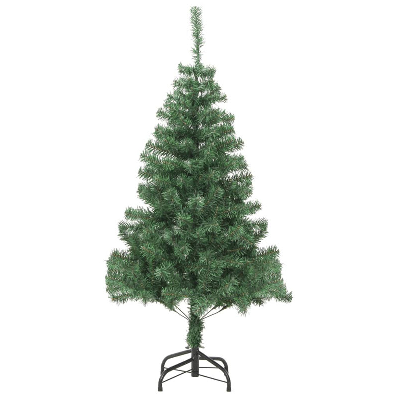 Arbre de Noël artificiel avec branches, 70,9 po x 35,4 po, Vert