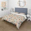 Ensemble de housse de couette orange et gris Scerene Woodland Charm-724746517