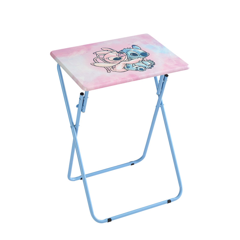 Disney Stitch Folding TV Tray Table, Snack Table, Portable Table for laptop, entertaining,eating