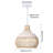 Arnoldus 1 - Light Natural Dome Pendant-1932077924