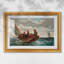 « Brise légère (Un vent favorable) », 1873-1876 - Winslow Homer - Estampe encadrée sur mesure-703815075-703815090-703815092