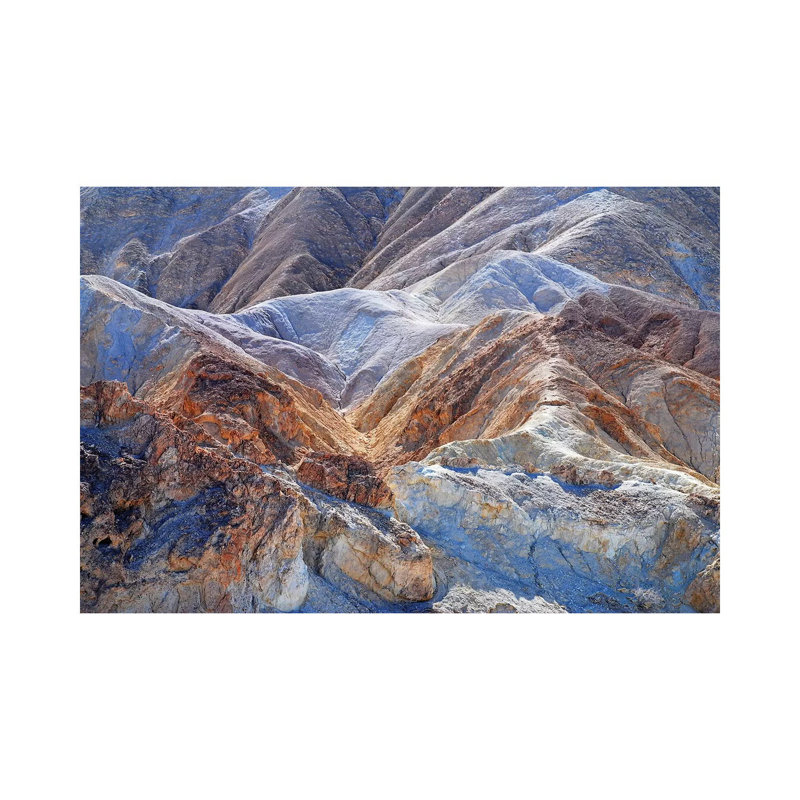 Death Valley Badlands 1 Piece Wrapped Canvas Wall Art, 20.32cm H x 30.48cm W x 1.91cm D