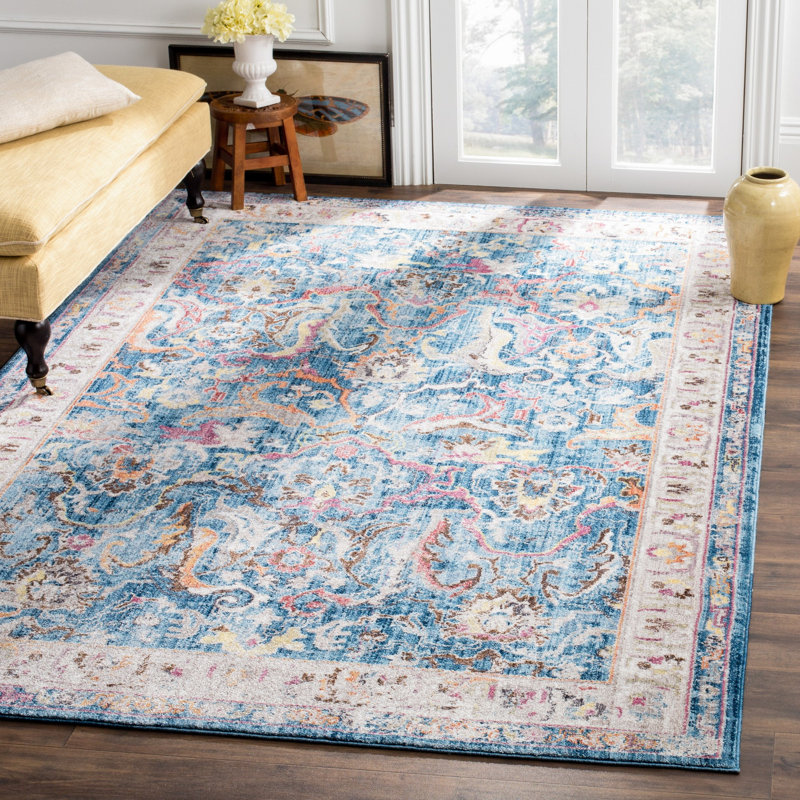 Fitz Performance Oriental Rug, Rectangle 5'1" x 7'6"