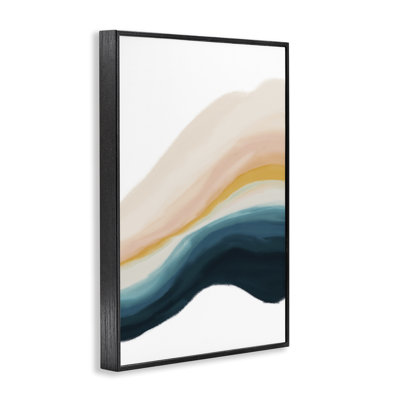 Abstrait pêche tourbillon, estampe numérique par JJ Design House, LLC.