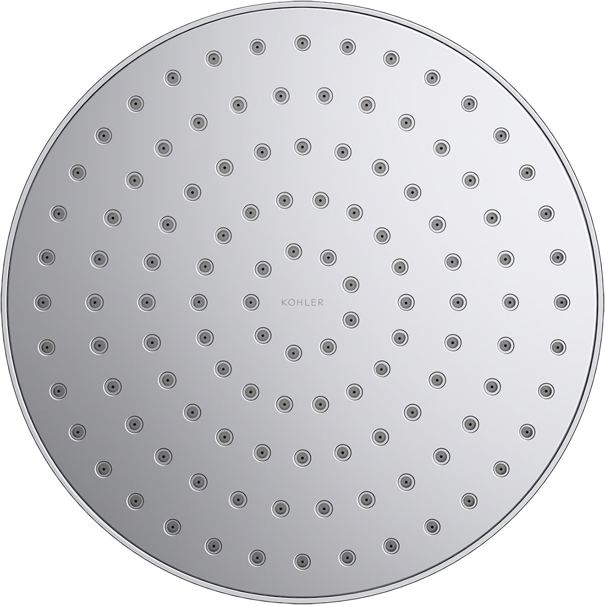 Awaken 8" 2.0 GPM Rain Showerhead, Vibrant Brushed Moderne Brass, 1.75 GPM