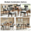 Chaise de salle à manger ergonomique moderne Mid-Century de 21 po avec pieds en bois massif Keim -1262826151-1262826148
