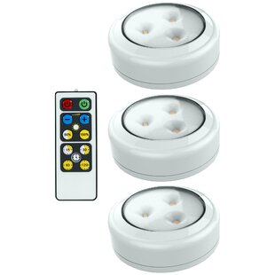 Energizer-Battery-Operated-LED-Puck-Light-with-Wall-Switch-Remote -2-Pack-White