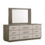 Miroir d'appoint moderne avec cadre en bois