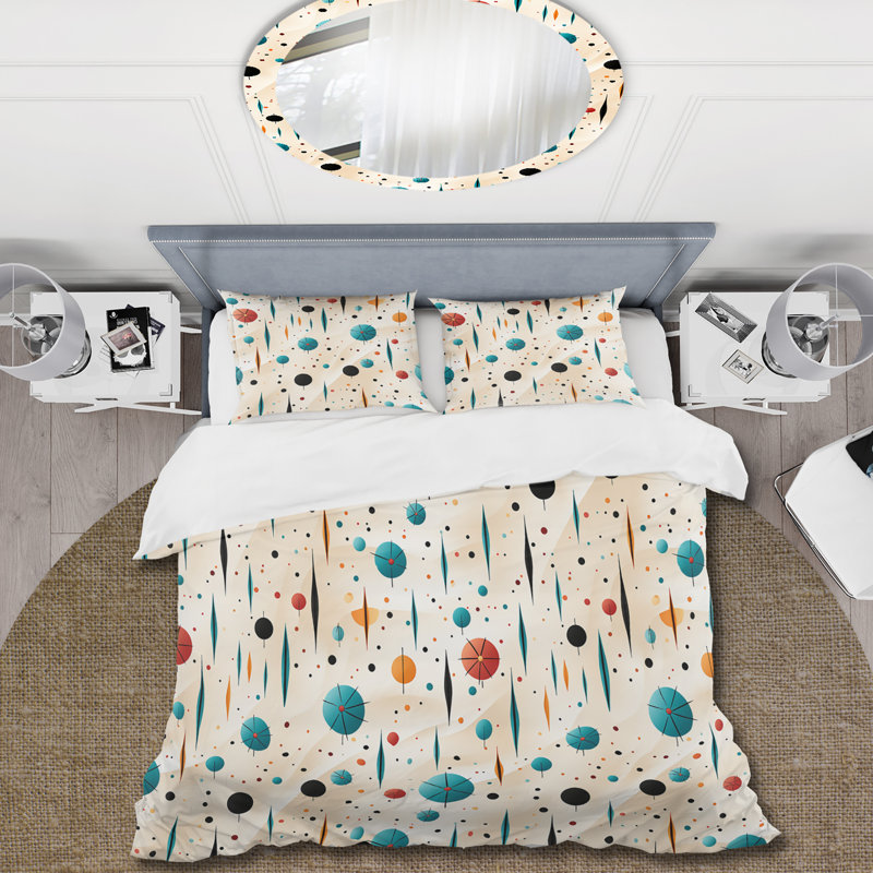 Ensemble de housse de couette en microfibre Tribal Fusion, Housse de couette pour très grand lit et 2 très