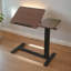 Overbed Bedside Desk, Mobile Rolling Laptop Stand Tilting Overbed Table With Wheels, Height Adjustable Side Table-1926062879