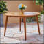 Table de salle à manger d'extérieur en bois d'acacia de 47 pouces Stamford, durable et résistante aux intempéries pour les rassemblements de patio-1651218707