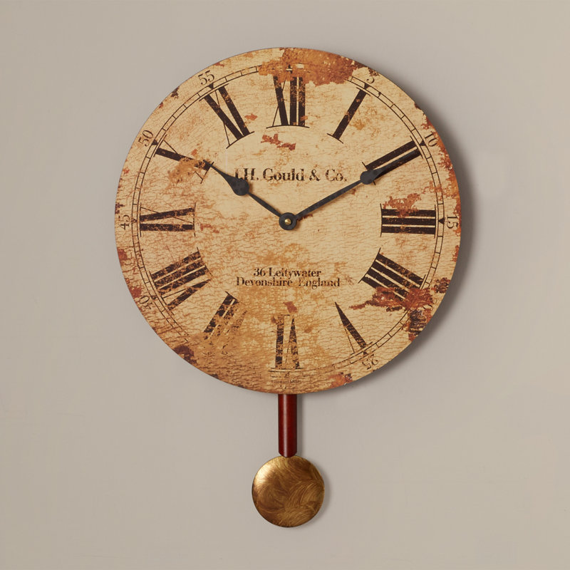 Wood Pendulum Wall Clock