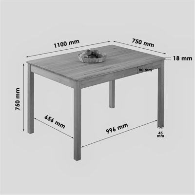 Sabian Rectangular Dining Table