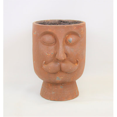 Indiana Glass Statue Planter