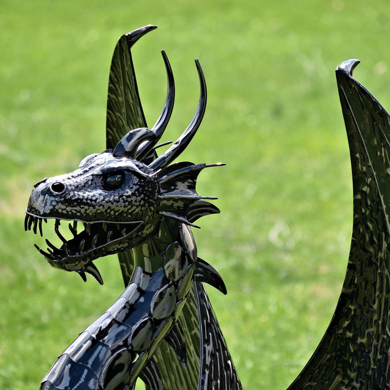 Flavio Animals Weather Resistant Metal Garden Statue