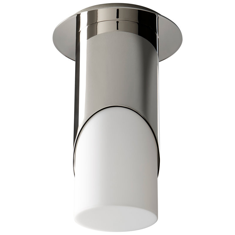 Plafonnier encastré à DEL 1 lumière 5,875 po Antrim, Chrome poli