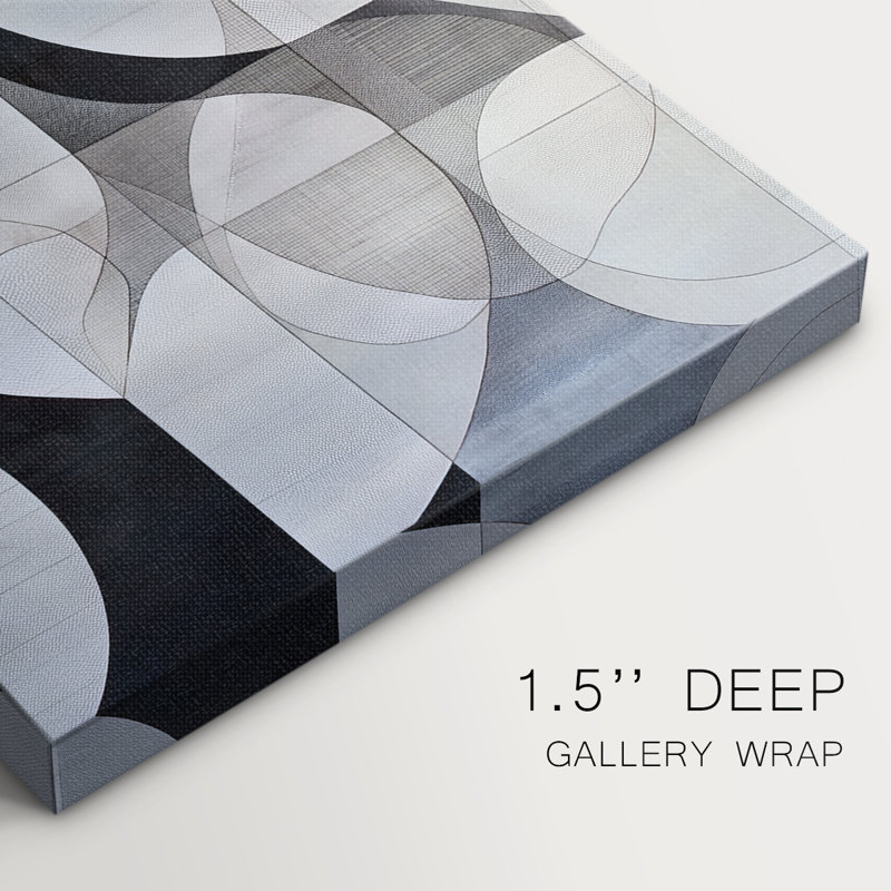 Abstract Series 1 #XIX-Gallery Wrapped Canvas, 20" H x 40" W