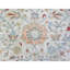 Tapis ivoire unique en laine 8 pi x 8 pi Zorana